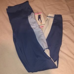 Blue/light blue leggings